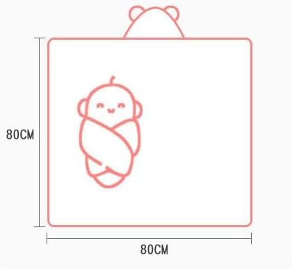 Hooded Baby Towel - Premium Soft Bath Towel for Baby, Newborn,Infant - Ultra Absorbent,Natural Baby Stuff Towel, Soft Coral Velvet Coral Fleece Bath Towel for Boys and Girls (Orange Cat)