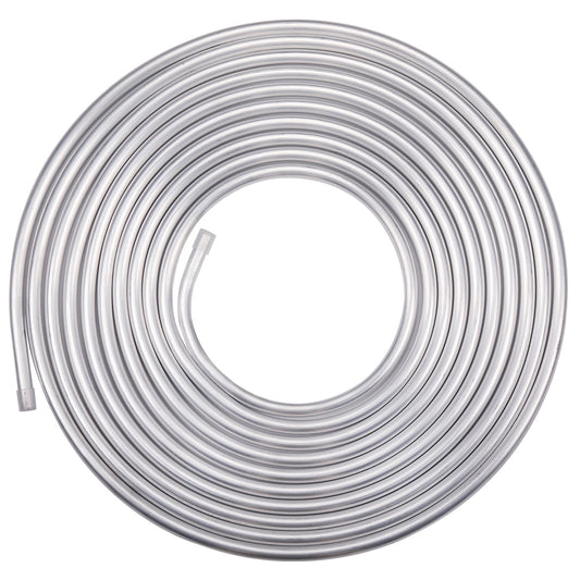 Podavelle 5/8 OD Aluminum Hard Fuel Line Hardline Tube Tubing Coil 25 Feet Roll