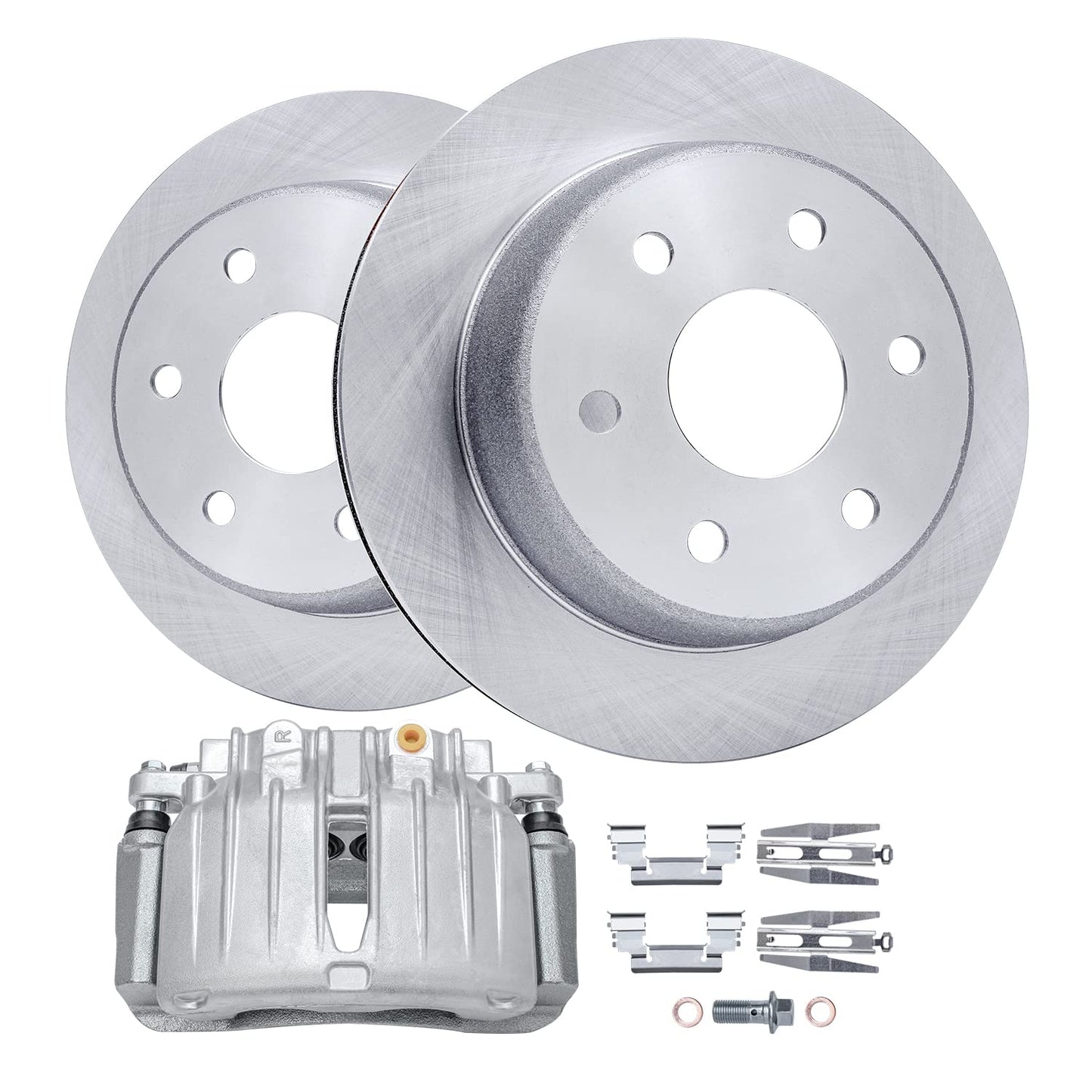 Detroit Axle - Rear Brake Kit for Chevy GMC Silverado Suburban Sierra Yukon XL 1500 Tahoe Cadillac Escalade Disc Brakes Rotors D
